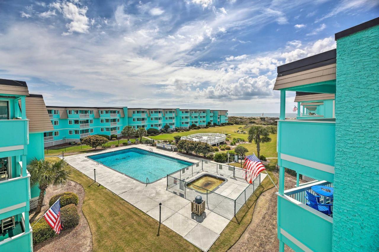 Beachfront Condo With Boardwalk And Pool Access! アトランティック・ビーチ エクステリア 写真